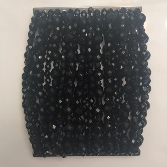 Black beaded bracelet - Picture 3 of 5